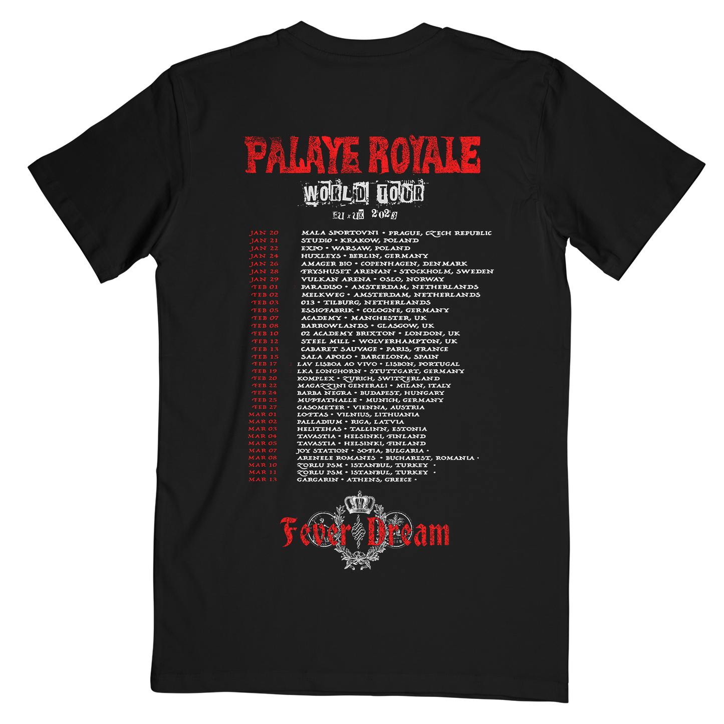 Palaye Royale Tour Tee