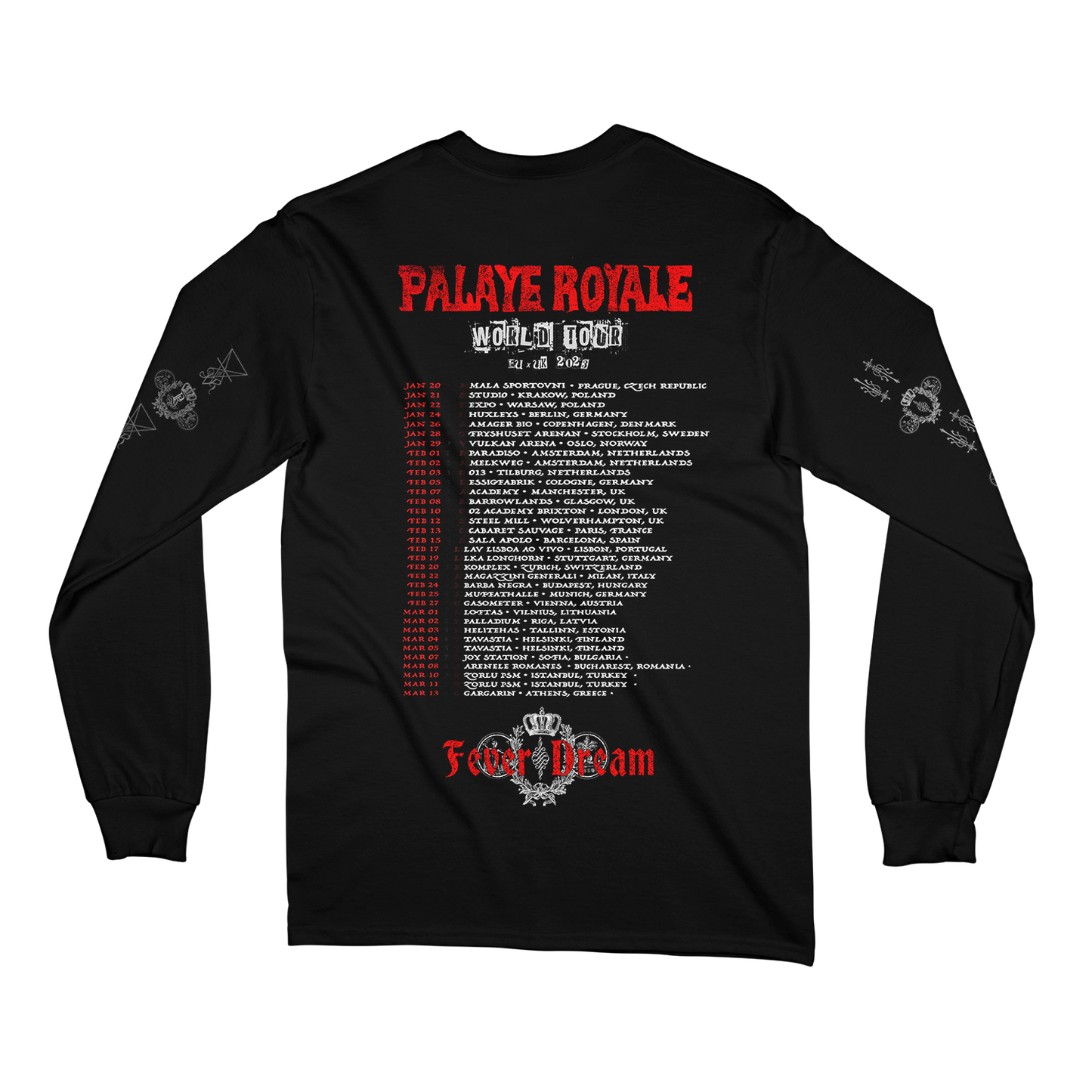 Palaye Royale Tour Noir Longsleeve